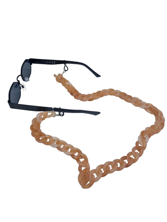 Exclusive Senile cord / glasses cord Glasses Chain Pink/White