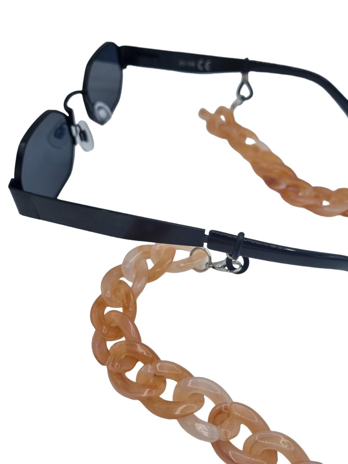 Exclusive Senile cord / glasses cord Glasses Chain Pink/White