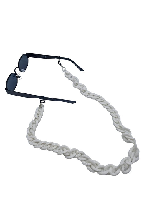 Exclusive Senile cord / glasses cord Glasses Chain White