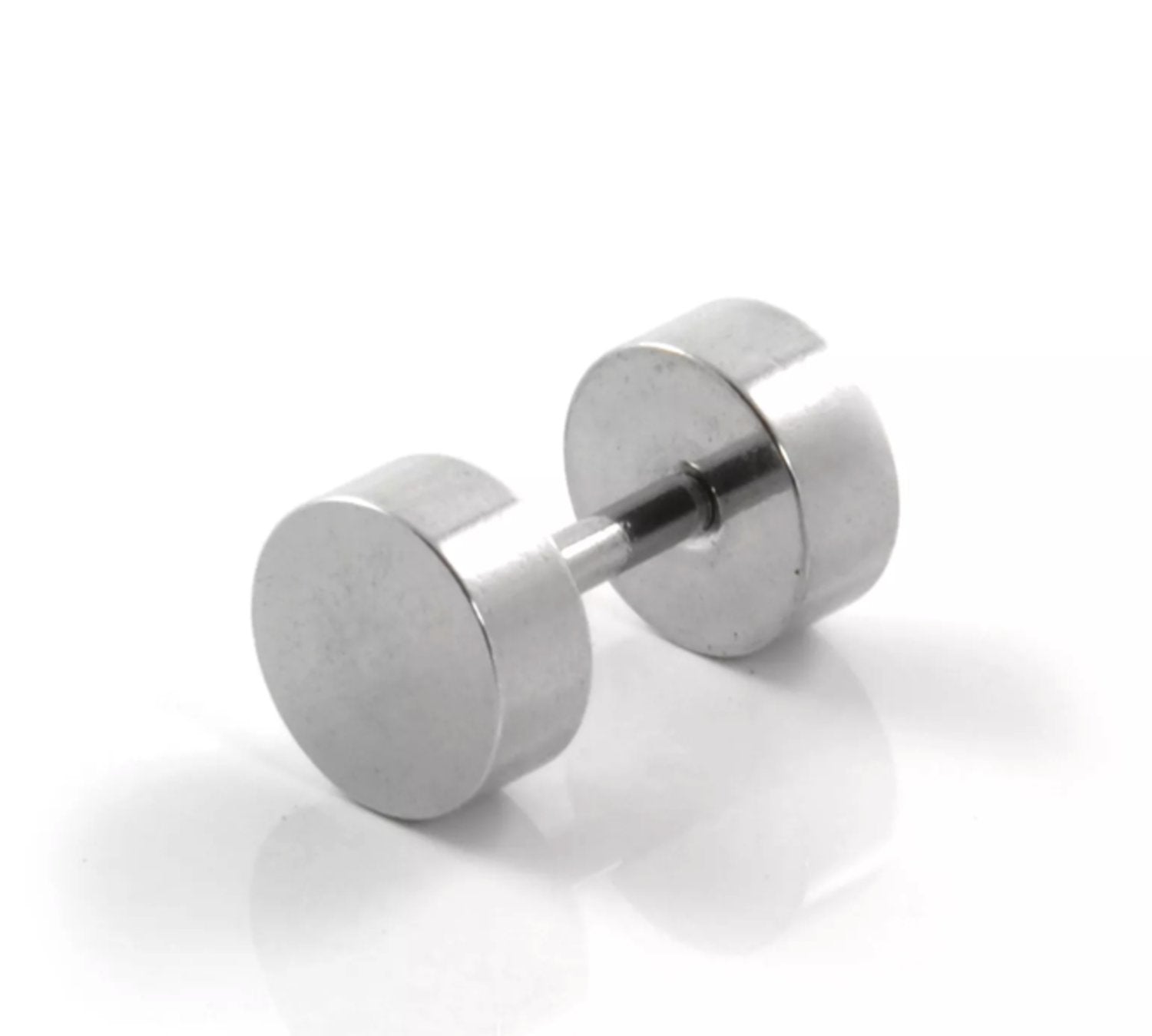 Fake Plugg - Silverfärgad - 8 mm –  produktbild – Hiprock