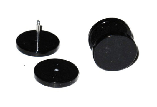 Fake Plug - Black- 6 mm