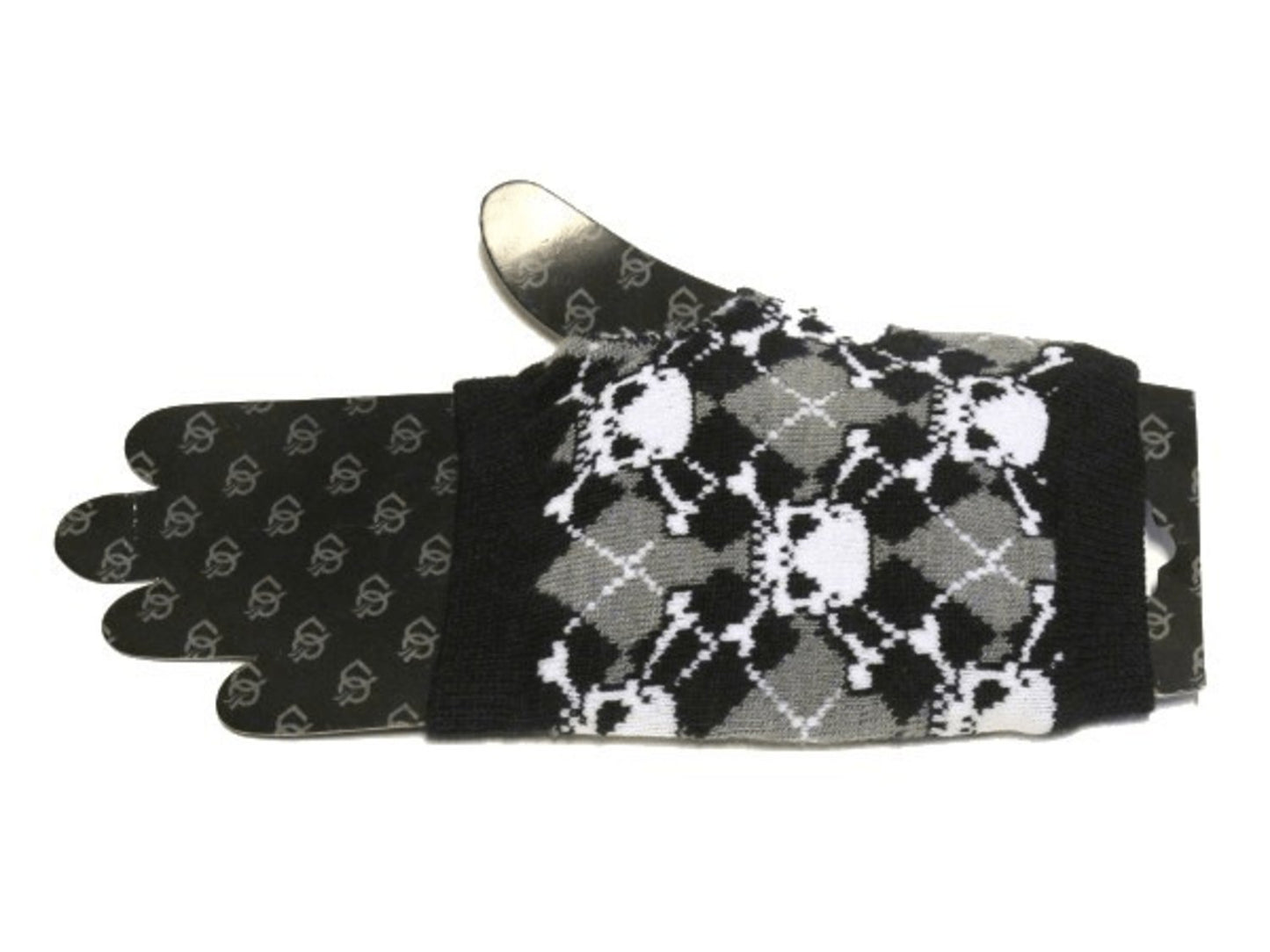 Fingerless Mittens - Skulls