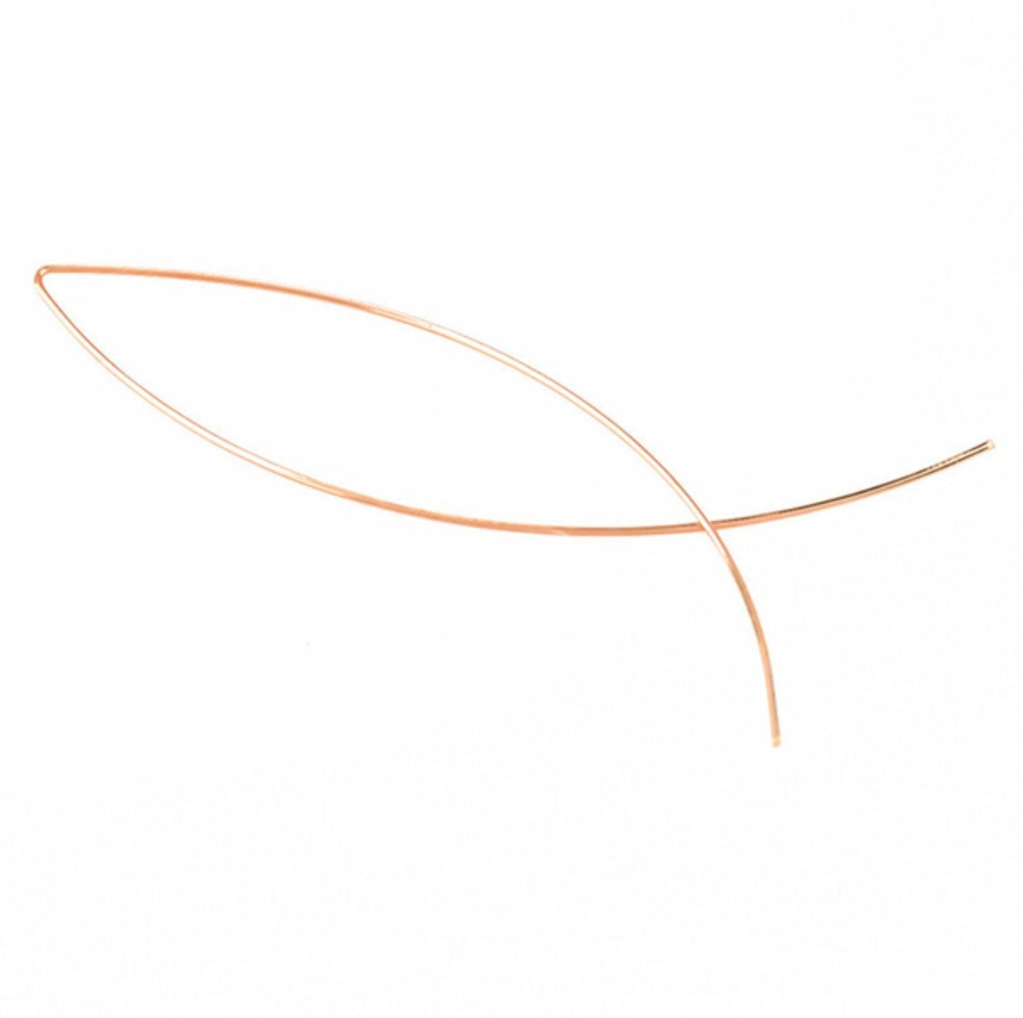 Fish-shaped earrings Gold-colored