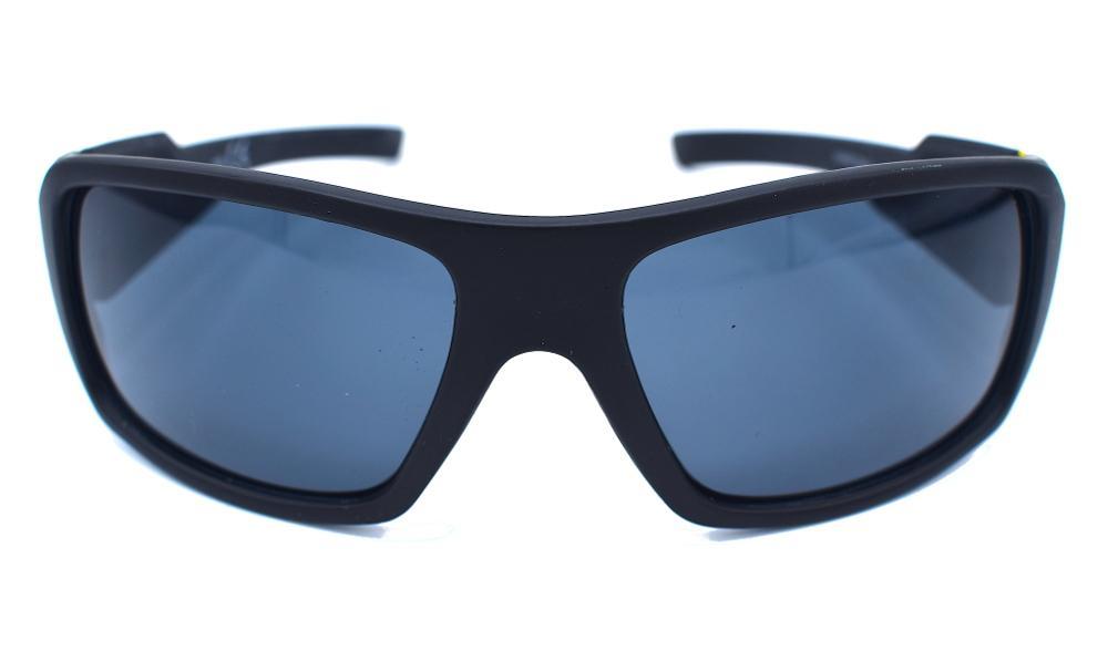 Flade sport solglasögon - Svart/gul –  produktbild – Hiprock