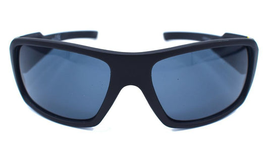 Flade sport solglasögon - Svart/gul –  produktbild – Hiprock