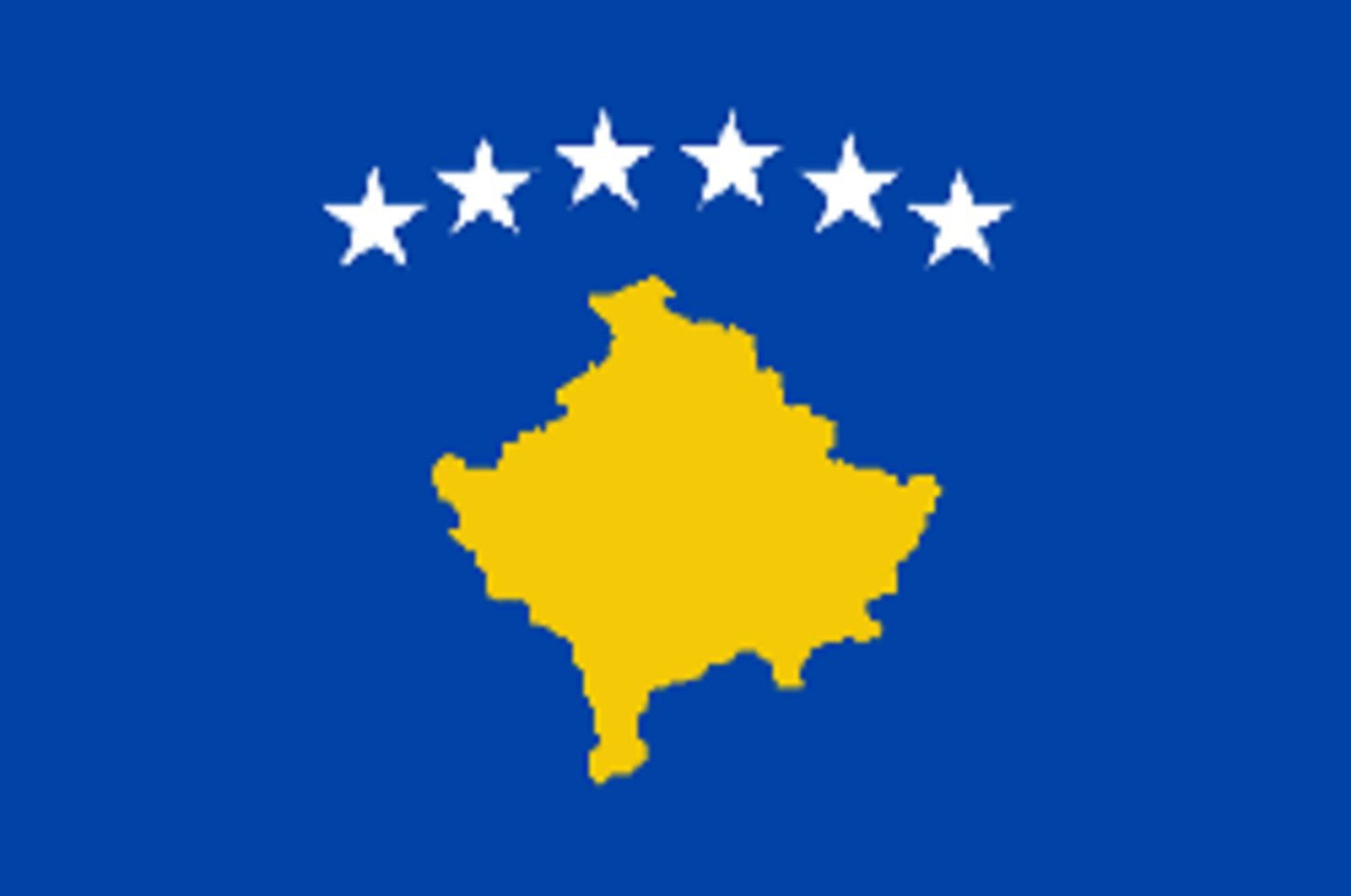 Flagga - Kosovo –  produktbild – Hiprock