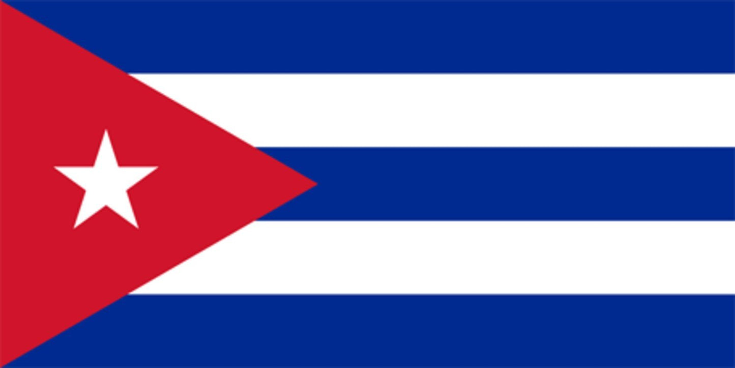 Flagga - Kuba –  produktbild – Hiprock