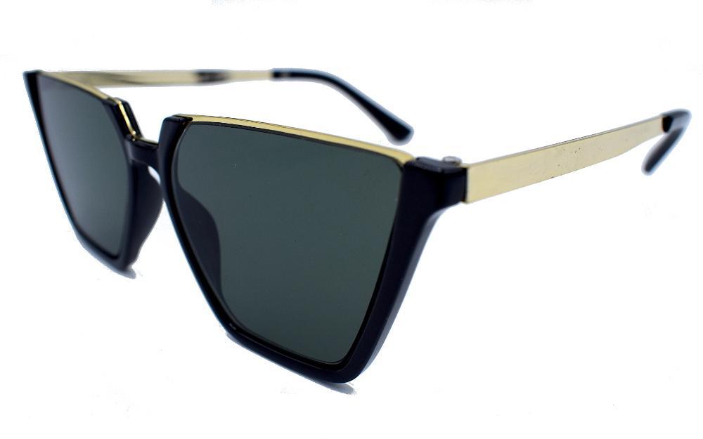 Tulevaisuuden aurinkolasit - Musta/kulta