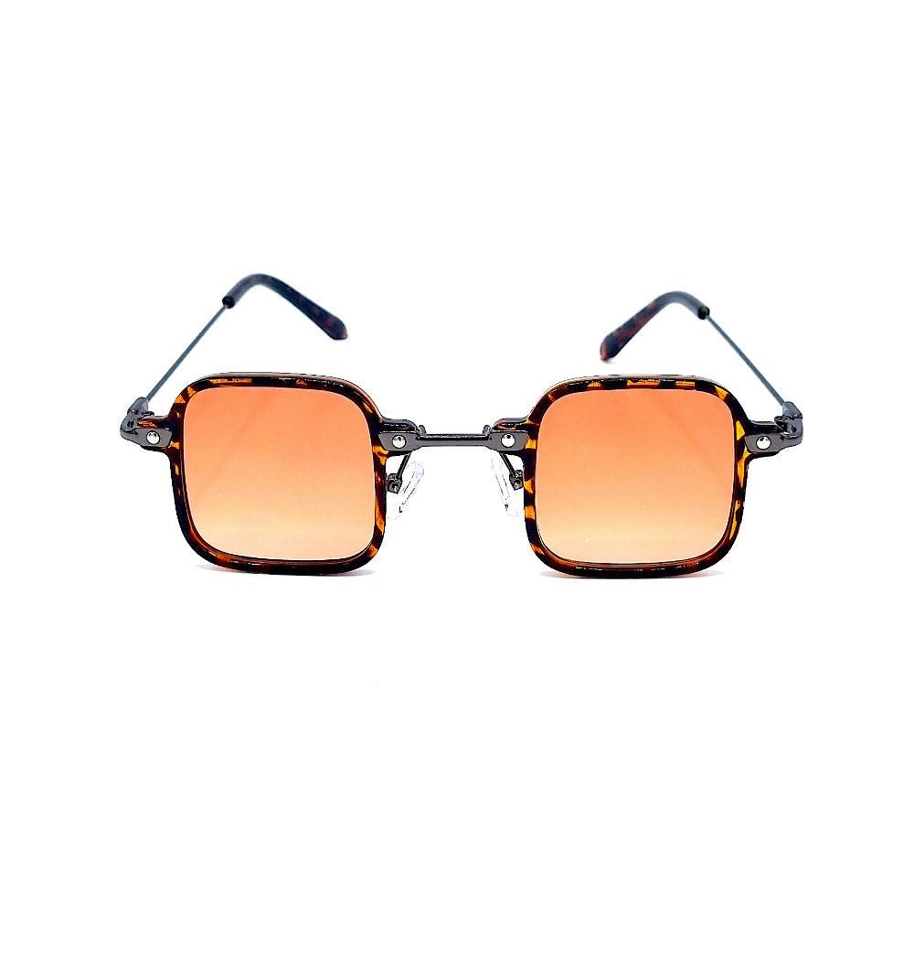 Square sunglasses Tony S - Leopard / brown