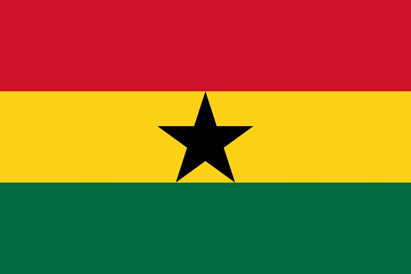 Ghana flagga –  produktbild – Hiprock