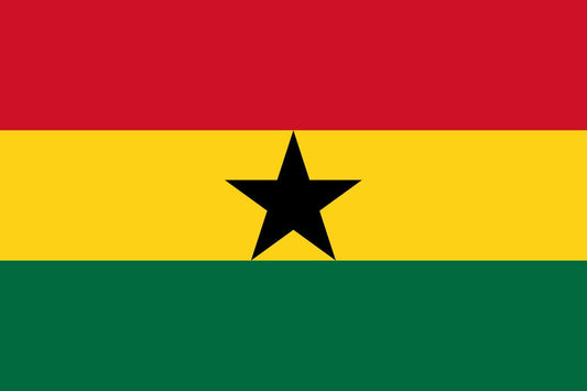 Ghana flagga –  produktbild – Hiprock