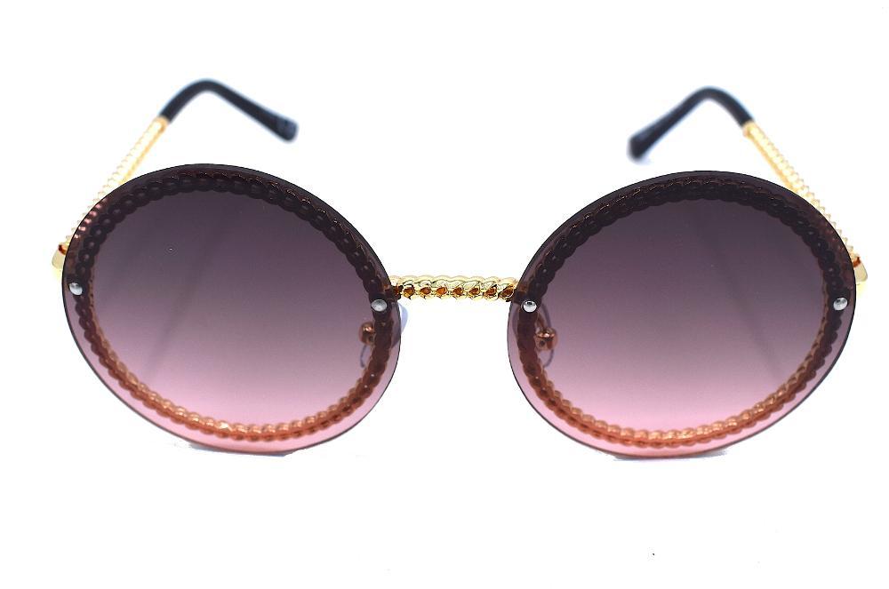 Gold/pink sunglasses