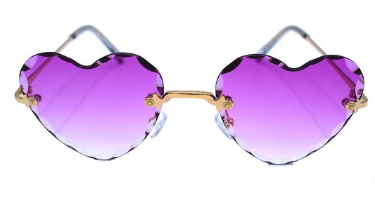Heart Ice solglasögon - Lila –  produktbild – Hiprock