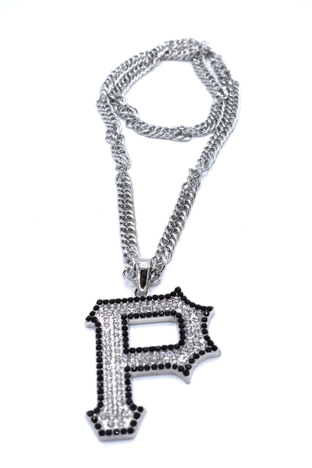 Hip Hop Necklace with the letter P