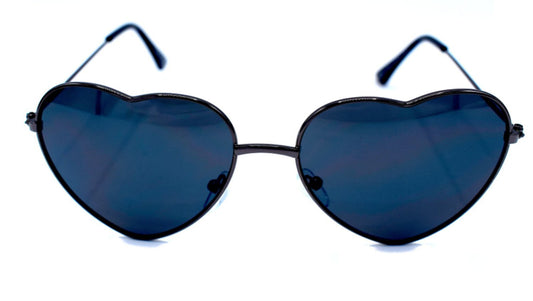 Hjärta solglasögon svart –  produktbild – Hiprock