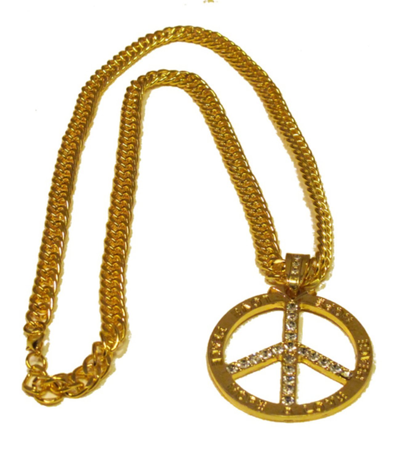 Iced Peace necklace Hip Hop