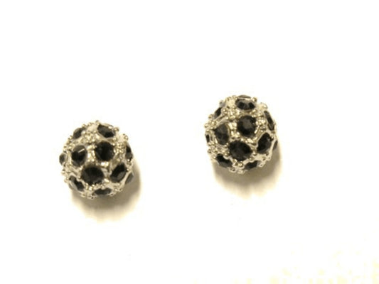 Iced ball earrings