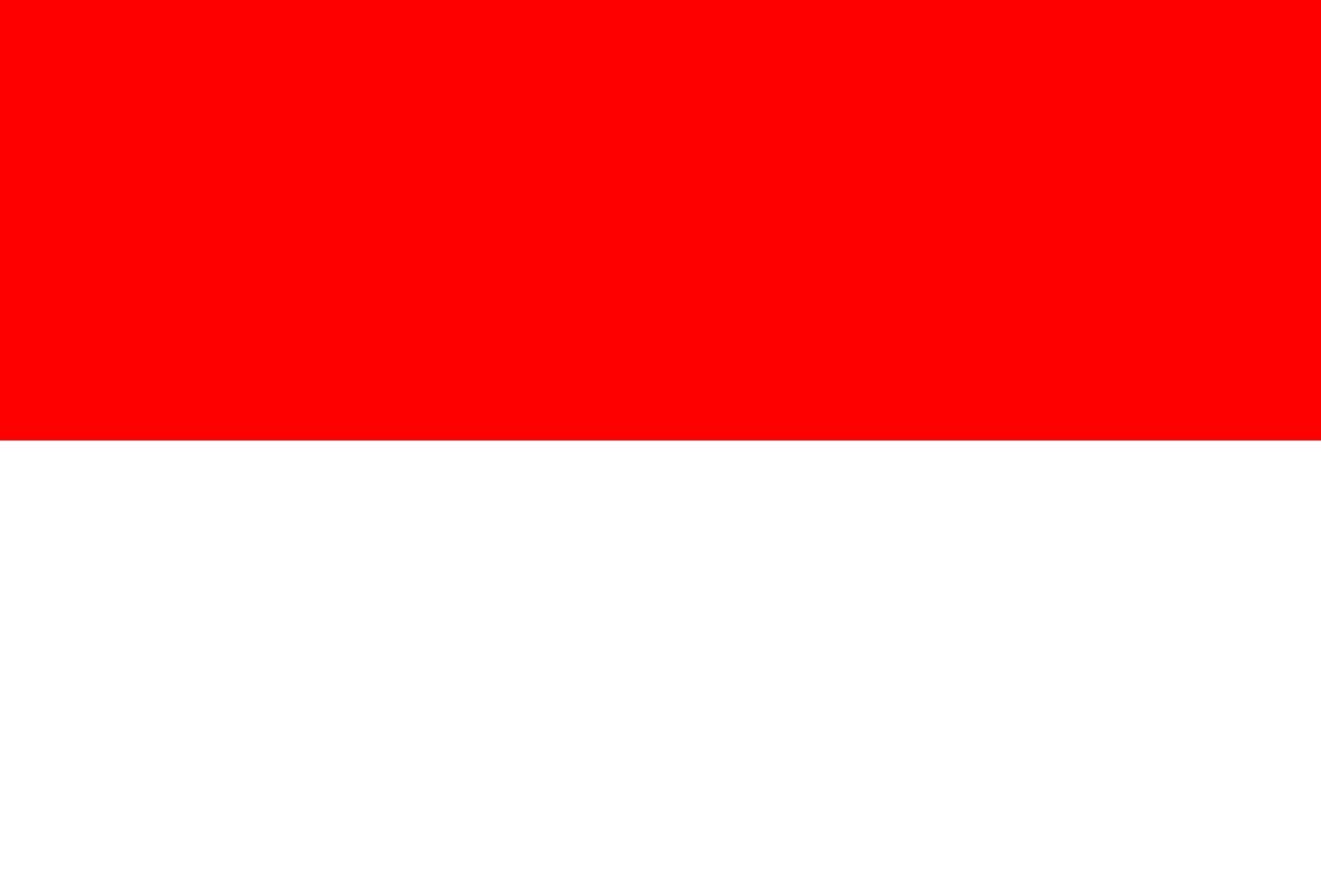 Indonesiens flagga –  produktbild – Hiprock
