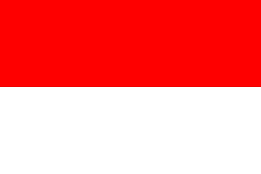 Indonesiens flagga –  produktbild – Hiprock