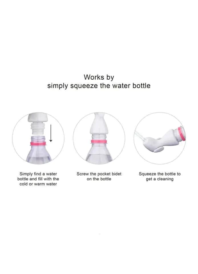 Innov 2-stycken Bärbar bidé, resebidé, handhållen bidéspruta –  produktbild – Hiprock