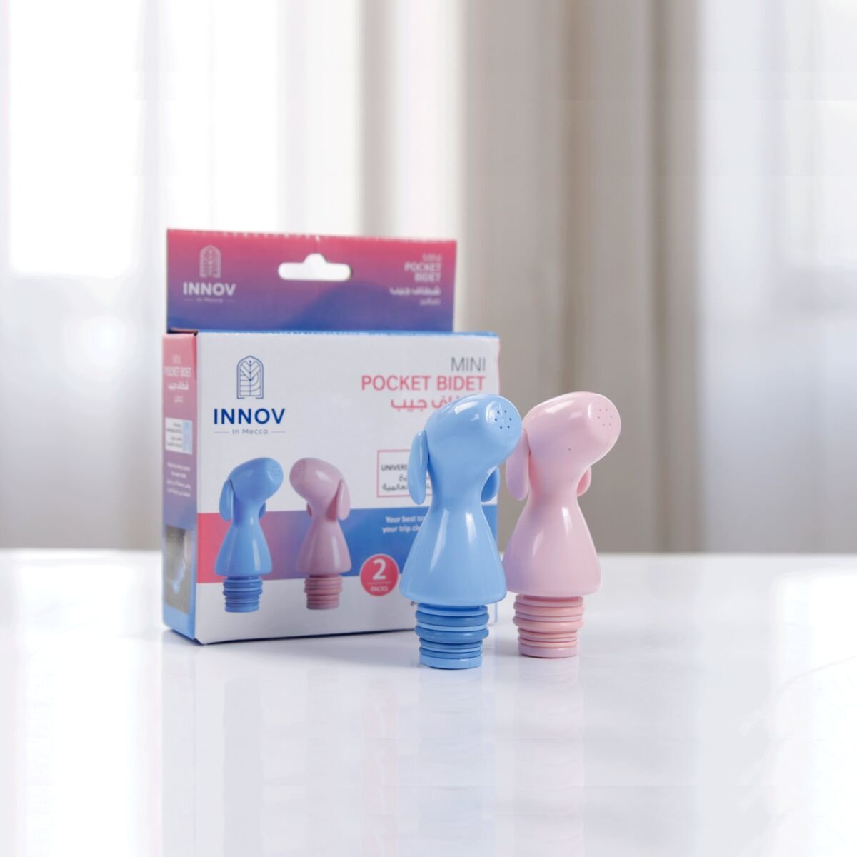 Innov 2-stycken Bärbar bidé, resebidé, handhållen bidéspruta –  produktbild – Hiprock