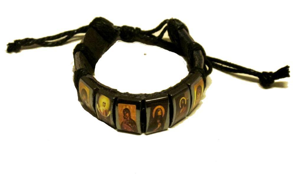 Jesus armband - Svart –  produktbild – Hiprock