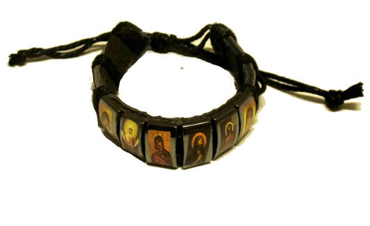 Jesus armband - Svart –  produktbild – Hiprock