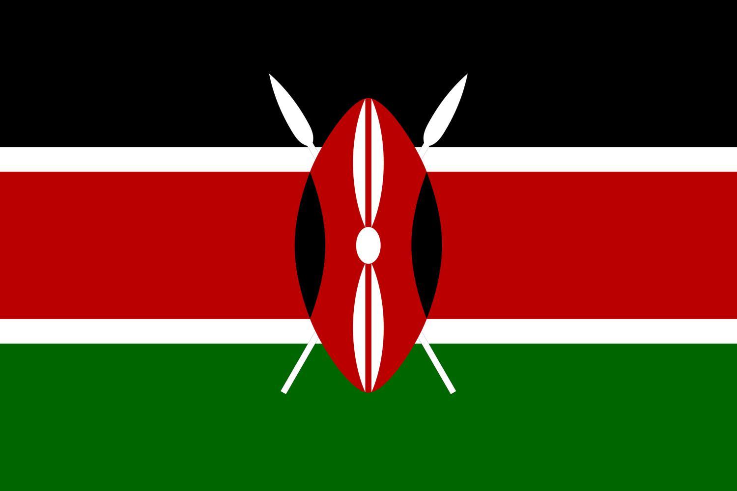 Kenya flagga –  produktbild – Hiprock