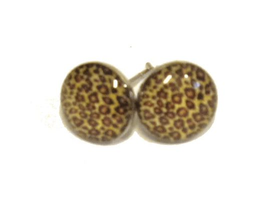 Knappörhängen - Panter