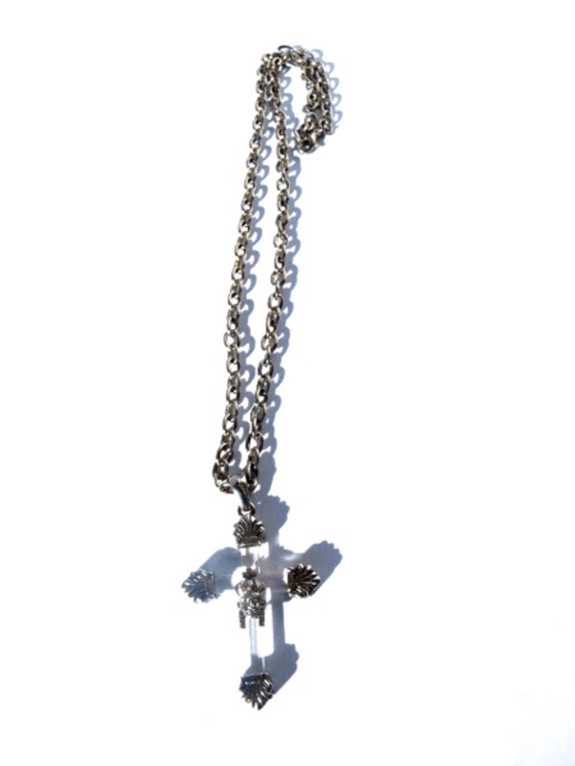 Cross necklace with the Pope