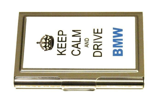 Card holder -Keep calm and drive BMW