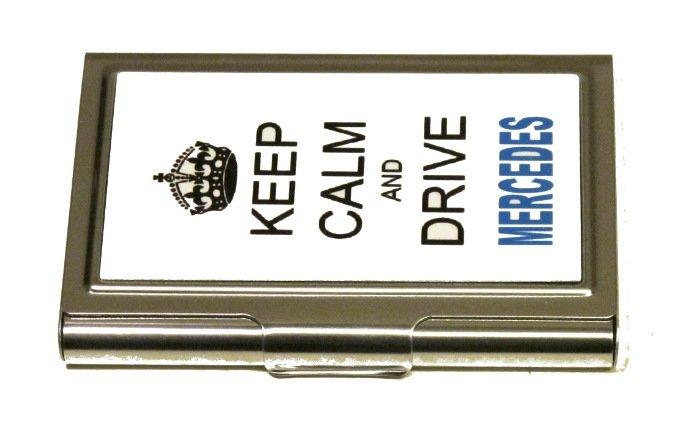 Korthållare -Keep calm and drive Mercedes –  produktbild – Hiprock