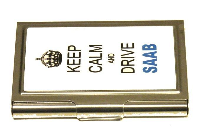 Card holder -Keep calm and drive SAAB