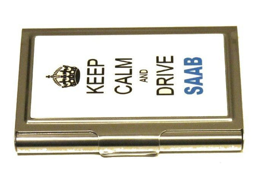 Card holder -Keep calm and drive SAAB