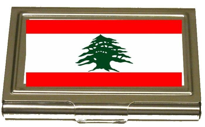 Card holder - Lebanon flag