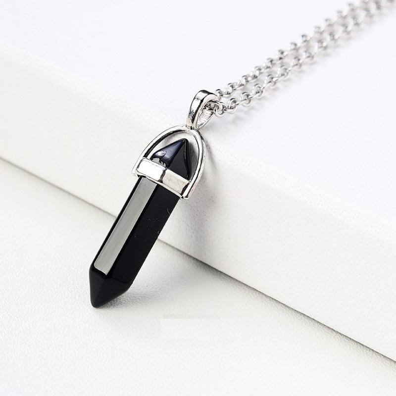 Crystal Necklace Hexagonal