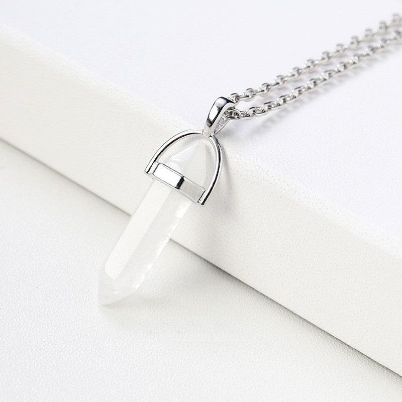 Crystal Necklace Hexagonal