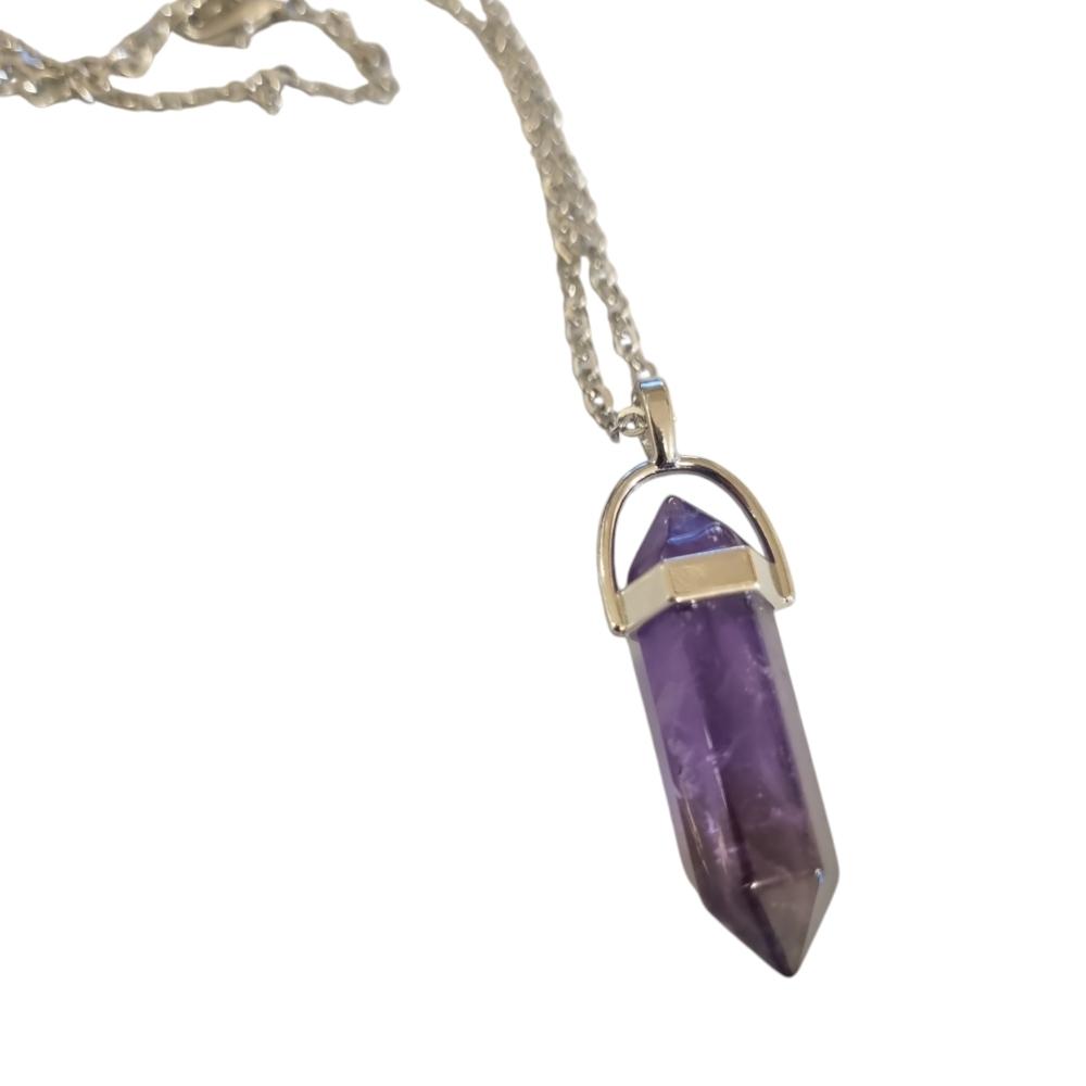 Crystal Necklace Hexagonal