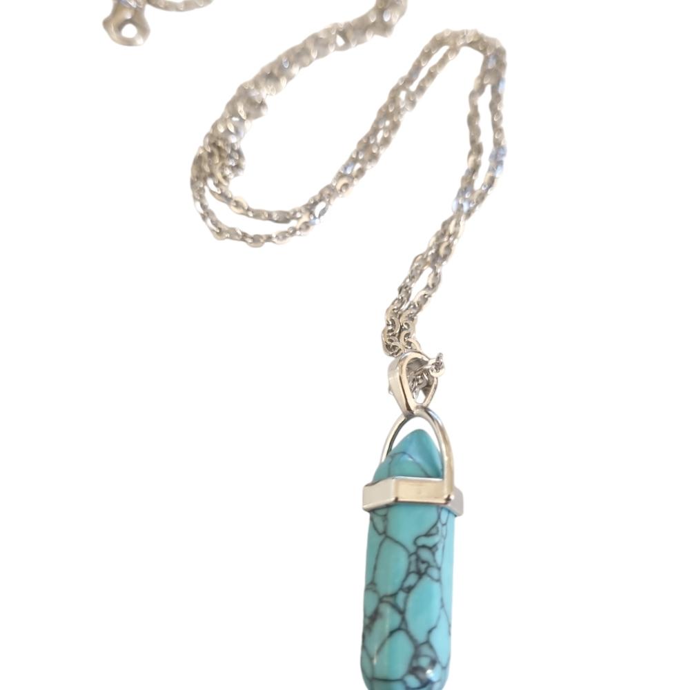 Crystal Necklace Hexagonal