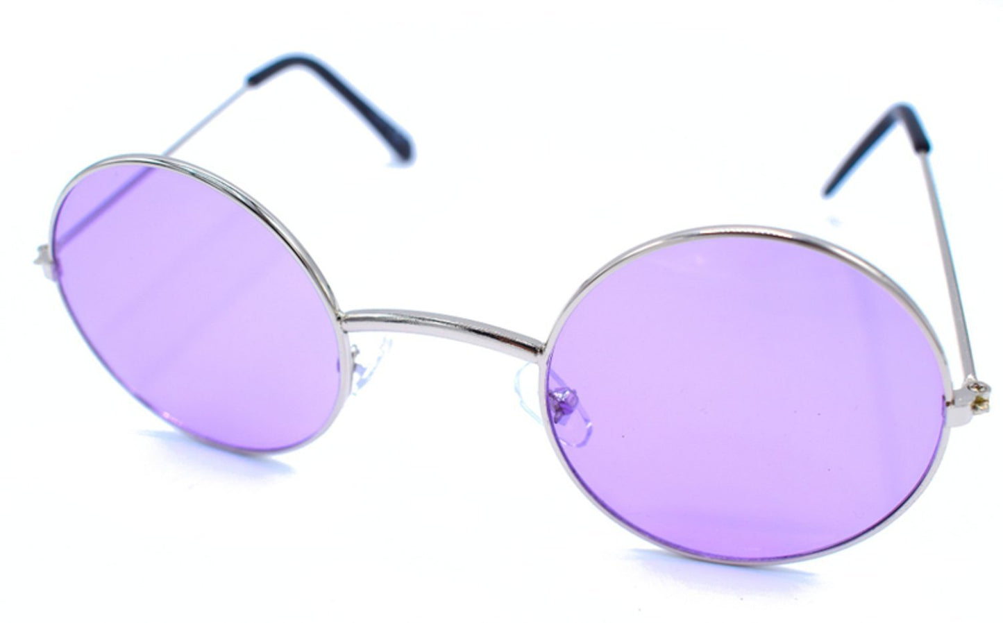 Purple round sunglasses