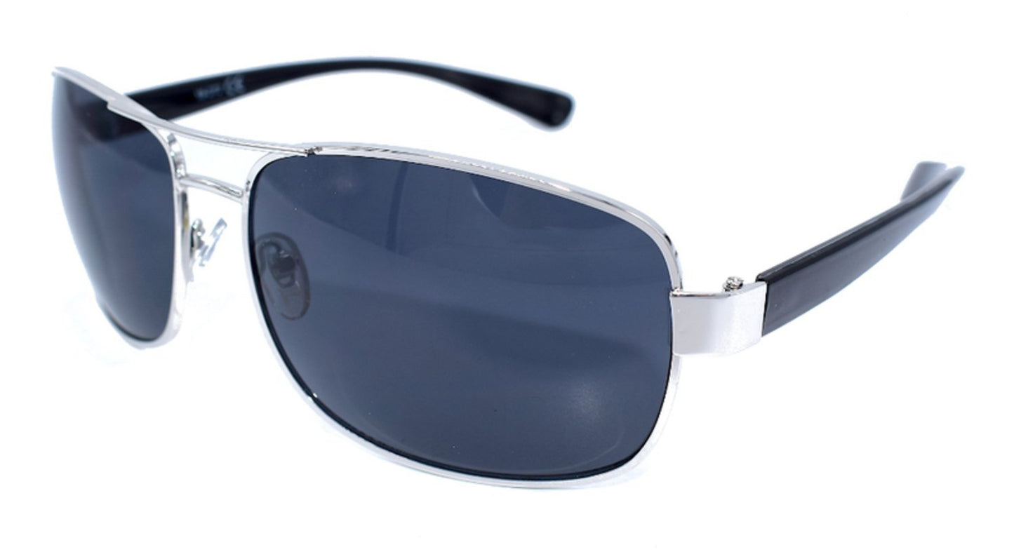 Mad Silverfärgade solglasögon - mörka linser –  produktbild – Hiprock