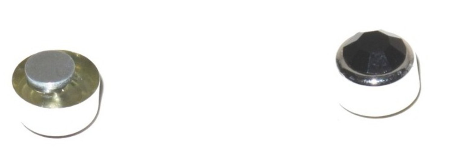 Magnetörhängen med svart sten –  produktbild – Hiprock