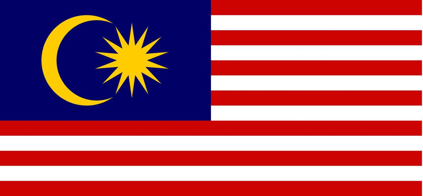 Malaysia flagga –  produktbild – Hiprock