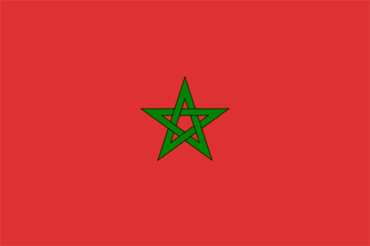 Marocko flagga –  produktbild – Hiprock