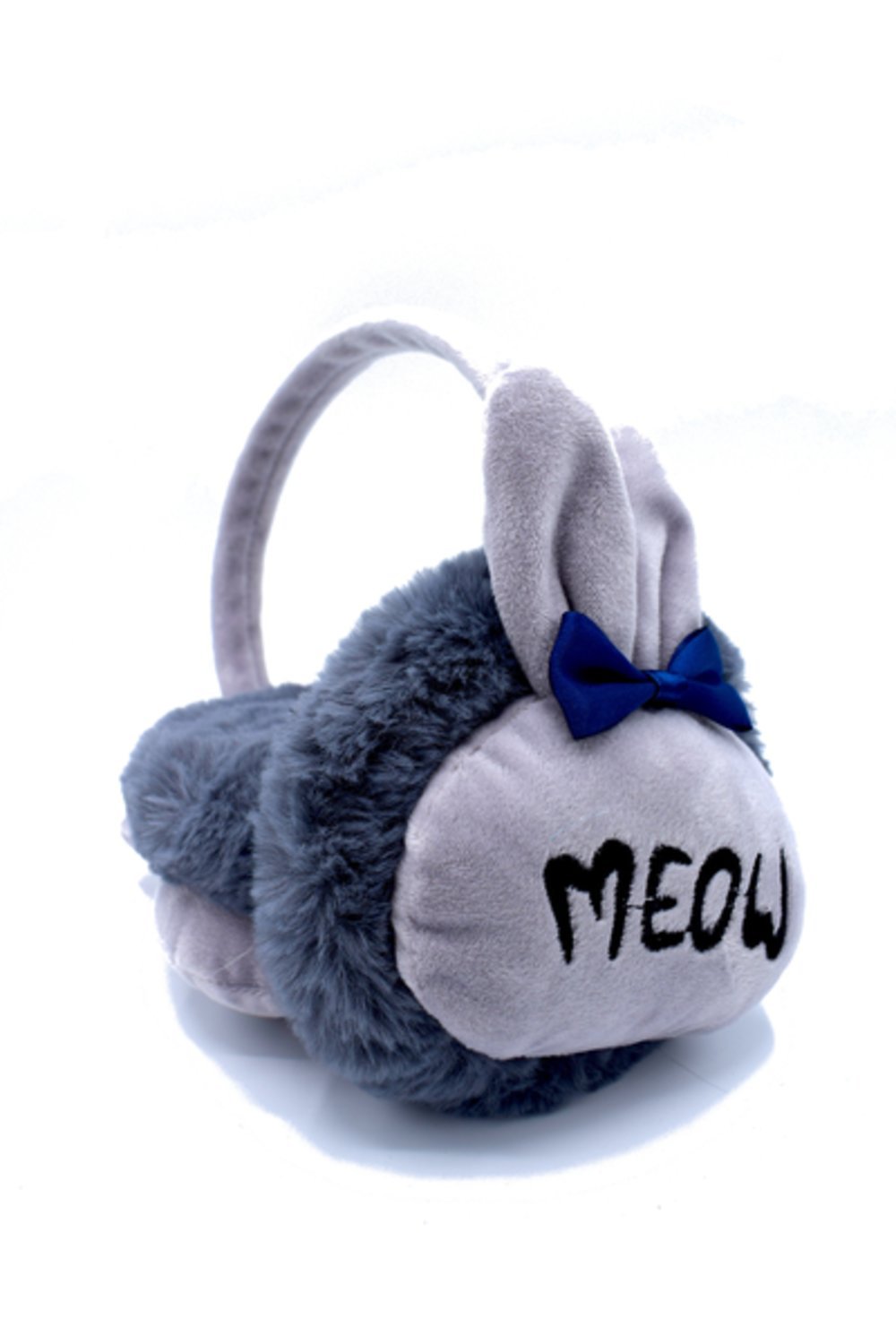 Meow gray ear muffs