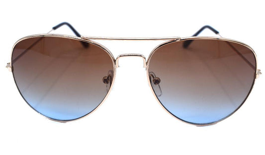 Midnight Pilot Sunglasses - Brown to Blue