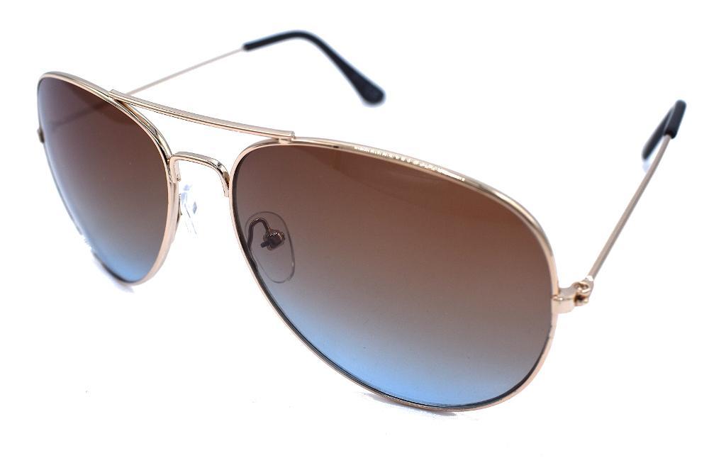 Midnight Pilot Sunglasses - Brown to Blue