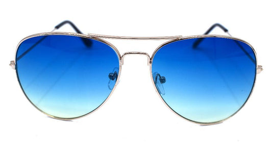 Midnight Pilot Sunglasses - Blue to Yellow