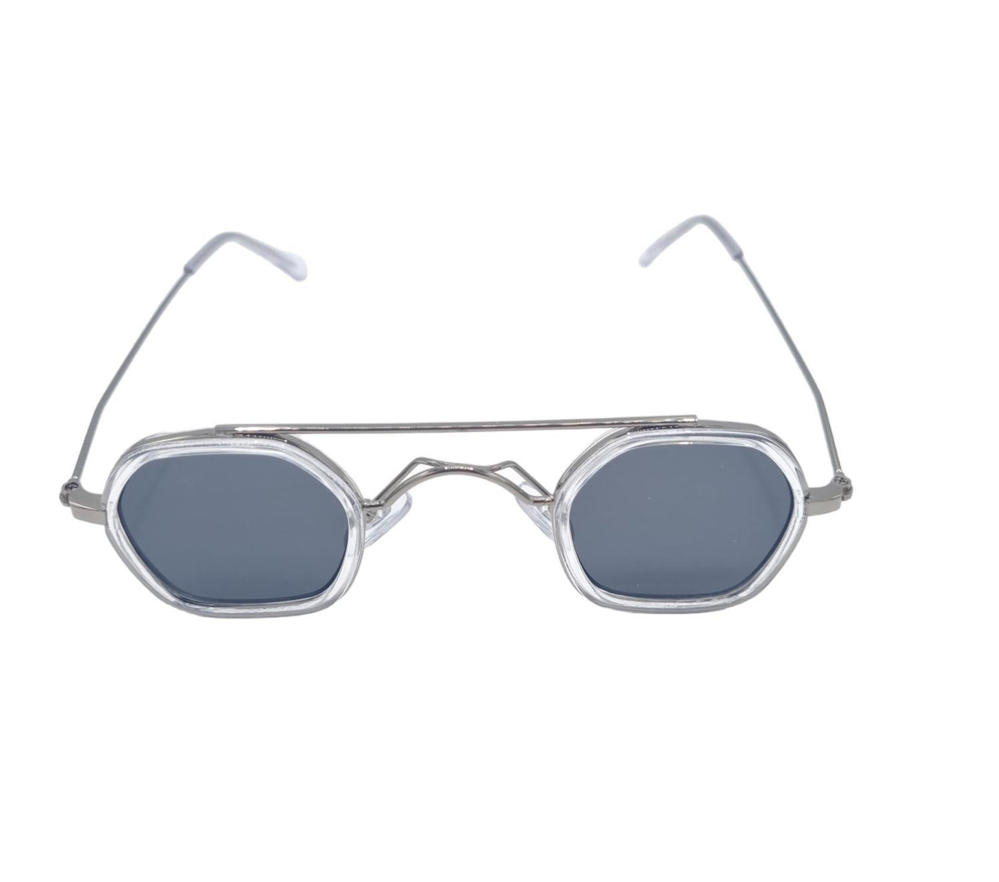 Mini Clark Black and White Sunglasses