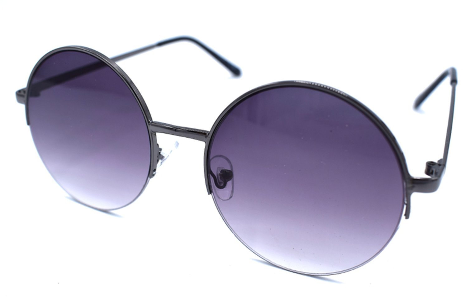 Mörka runda solglasögon –  produktbild – Hiprock
